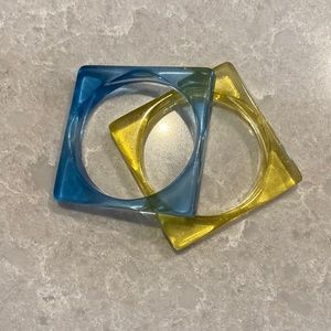 Vintage child’s size plastic bracelets